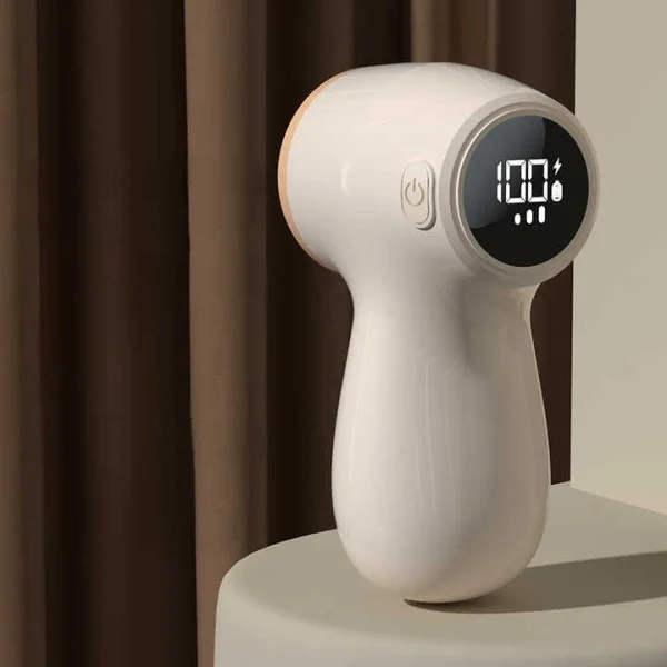 Машинка від ковтунців JOYROOM JR-CY518, акумуляторна, LED-дисплей, 6 лез, для одягу