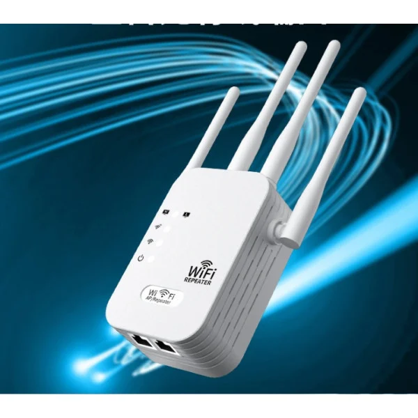 Wi-Fi репитер 2.4G 300 Мбит/с, усилитель сигнала с 4 антеннами, ретранслятор, режим AP, LAN