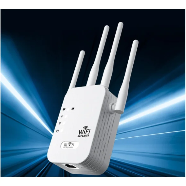 Wi-Fi репитер 2.4G 300 Мбит/с, усилитель сигнала с 4 антеннами, ретранслятор, режим AP, LAN