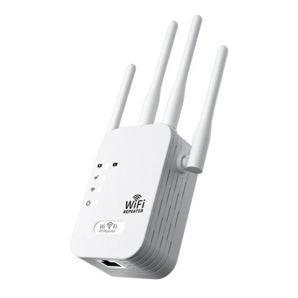 Wi-Fi репитер 2.4G 300 Мбит/с, усилитель сигнала с 4 антеннами, ретранслятор, режим AP, LAN