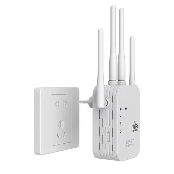 Wi-Fi репитер 2.4G 300 Мбит/с, усилитель сигнала с 4 антеннами, ретранслятор, режим AP, LAN
