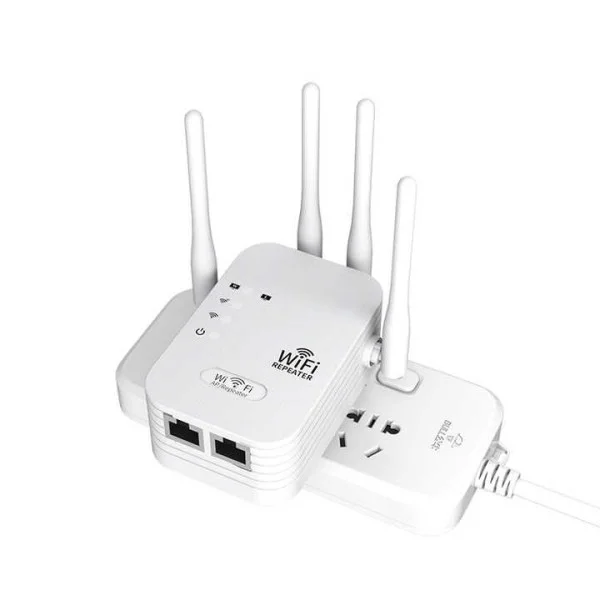 Wi-Fi репитер 2.4G 300 Мбит/с, усилитель сигнала с 4 антеннами, ретранслятор, режим AP, LAN