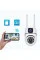 Вулична поворотна Wi-Fi камера відеоспостереження з двома об'єктивами Dual Lens E10 4K 8MP, нічне бачення