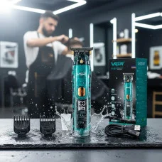 Тример акумуляторний VGR V-961 Professional з комплектом насадок