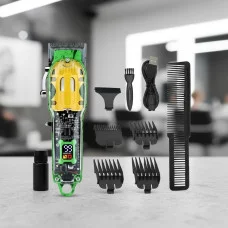 Машинка для стриження волосся HAIR CUTTER LY-452 прозора акумуляторна
