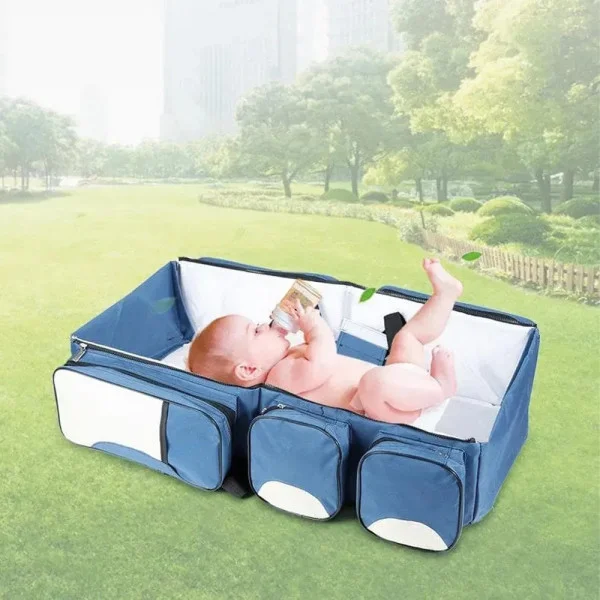 Дитяча сумка-трансформер Baby Room, переносне ліжечко-люлька для немовлят від 0 до 12 місяців, рожева