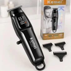 Машинка для стриження Kemei KM-2273 тример для волосся й бороди з акумулятором USB Type-C та автономною роботою 180 хв
